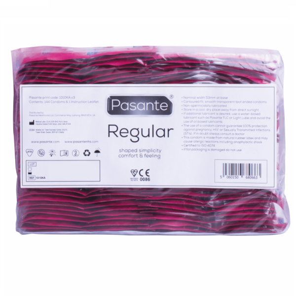 Pasante Preservativi Naturali Gamma Regolare 144 Pezzi Premium - immagine 2