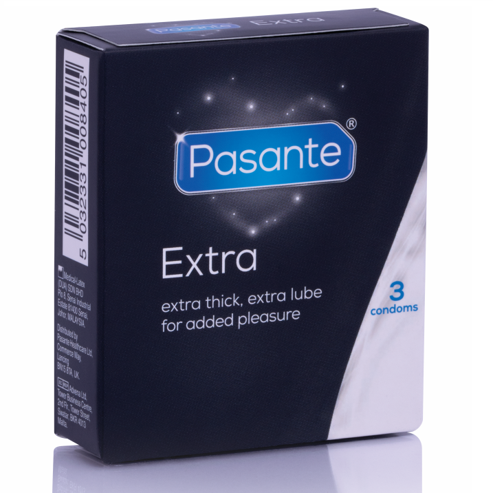 Pasante Extra Spesso Preservativi Rinforzati 3 Unità Body-Safe
