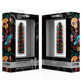 Proiettili Personalizzati - Proiettile Magnetico Ricaricabile A Forma Di Teschio 10 Intensità