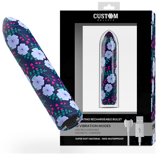 Custom Bullets Primavera Ricaricabile USB 10 Intensità Silicone
