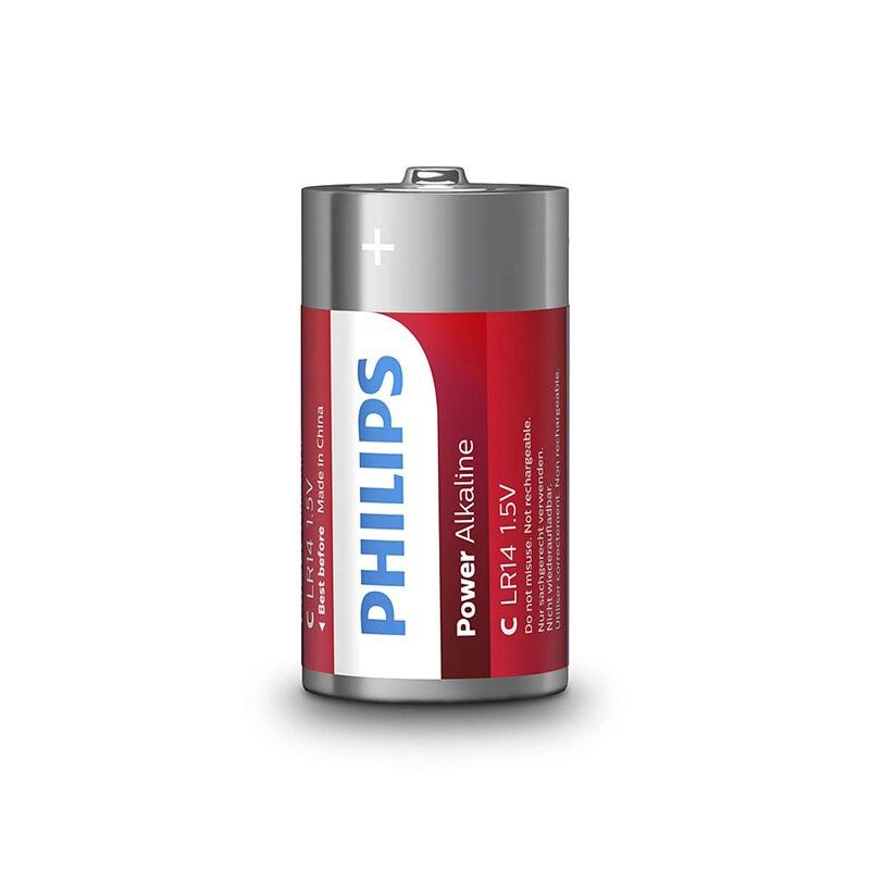 Philips - Batterie Power Pila C Lr14 Confezione Da 2