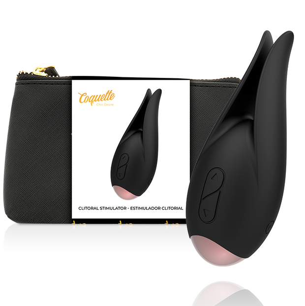 Coquette Chic Desire Stimolatore Clitorideo Premium Nero Oro
