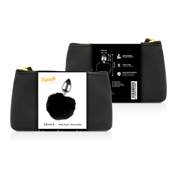 Coquette Chic Desire - Plug Anale In Metallo Dimensioni L 2,8 X 4,1 Cm