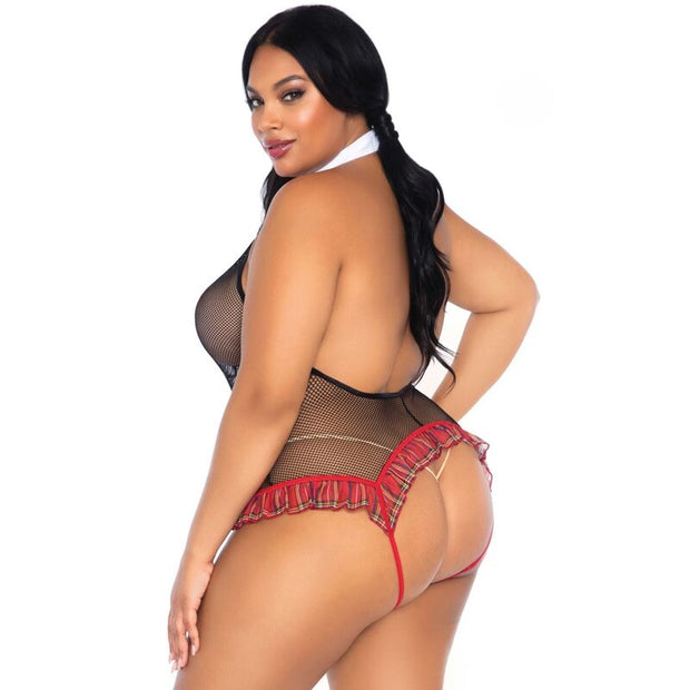 Leg Avenue - Teddy Fitness Scolare Senza Croce Taglia Forte
