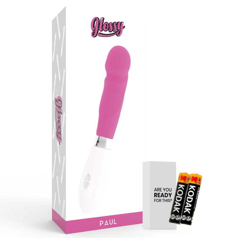 Glossy Paul Vibratore Punto G in Silicone Rosa Premium - immagine 4