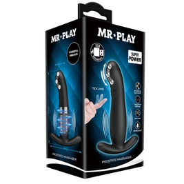 MR PLAY - MASSAGGIATORE PROSTATICO NERO RICARICABILE