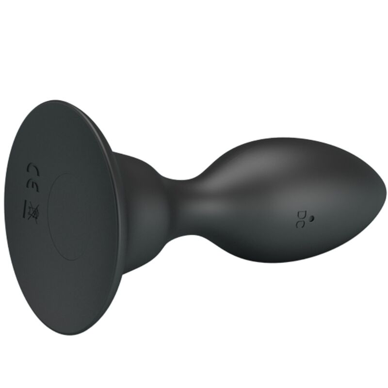 Mr Play - Plug Anale Con Vibrazione Nero Telecomando
