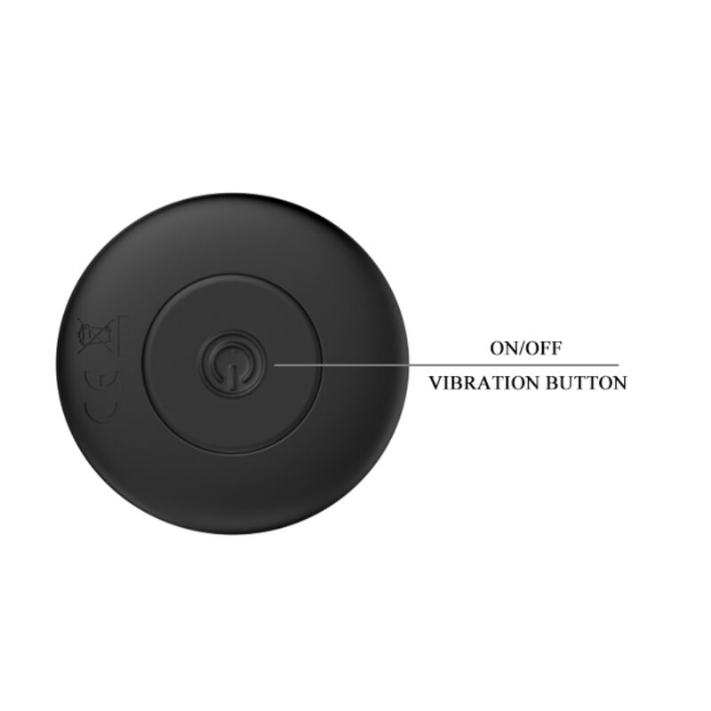 Mr Play - Vibratore Anale Ricaricabile Nero