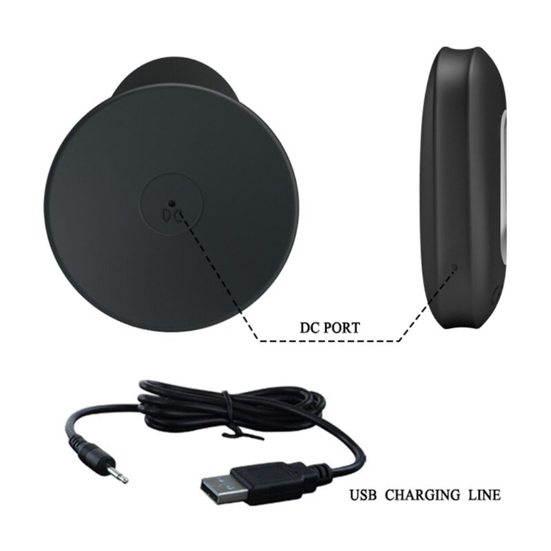Mr Play - Plug Anale Con Vibrazione Nero Telecomando