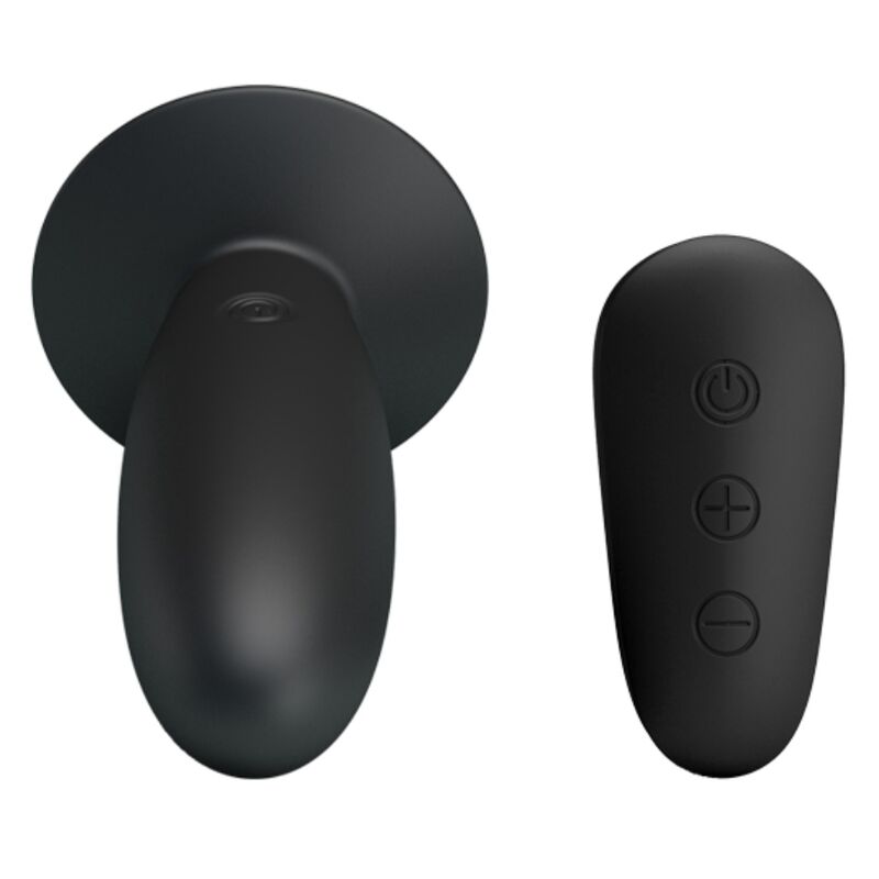 Mr Play - Plug Anale Con Vibrazione Nero Telecomando