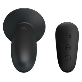 Mr Play - Plug Anale Con Vibrazione Nero Telecomando