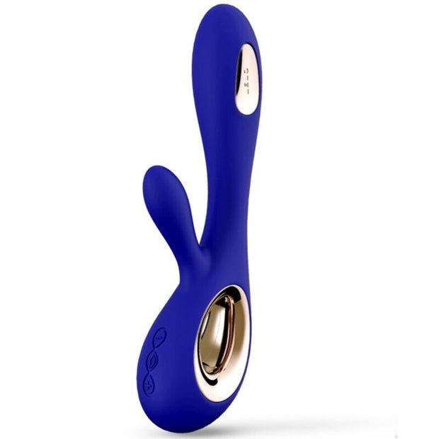 LELO Soraya Wave Vibratore Doppio Premium in Silicone Blu