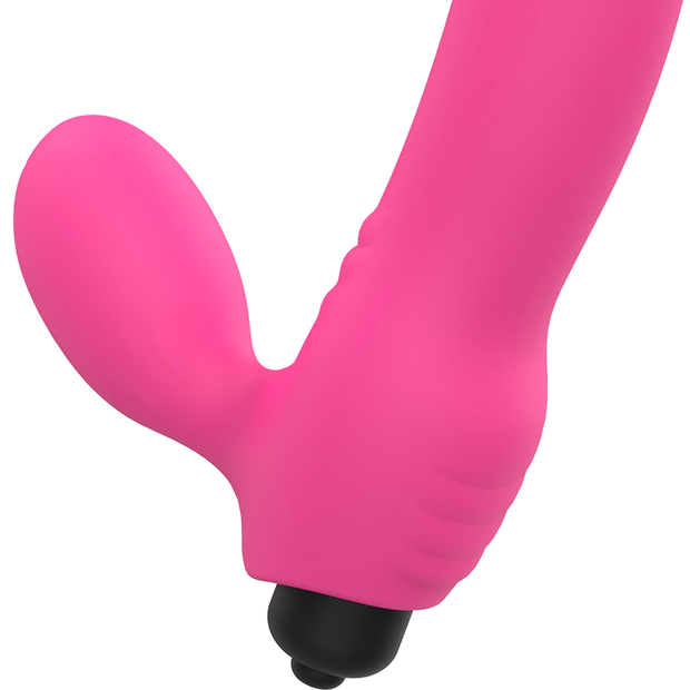 Ohmama Bix Vibratore Doppia Stimolazione in Silicone Rosa - immagine 2