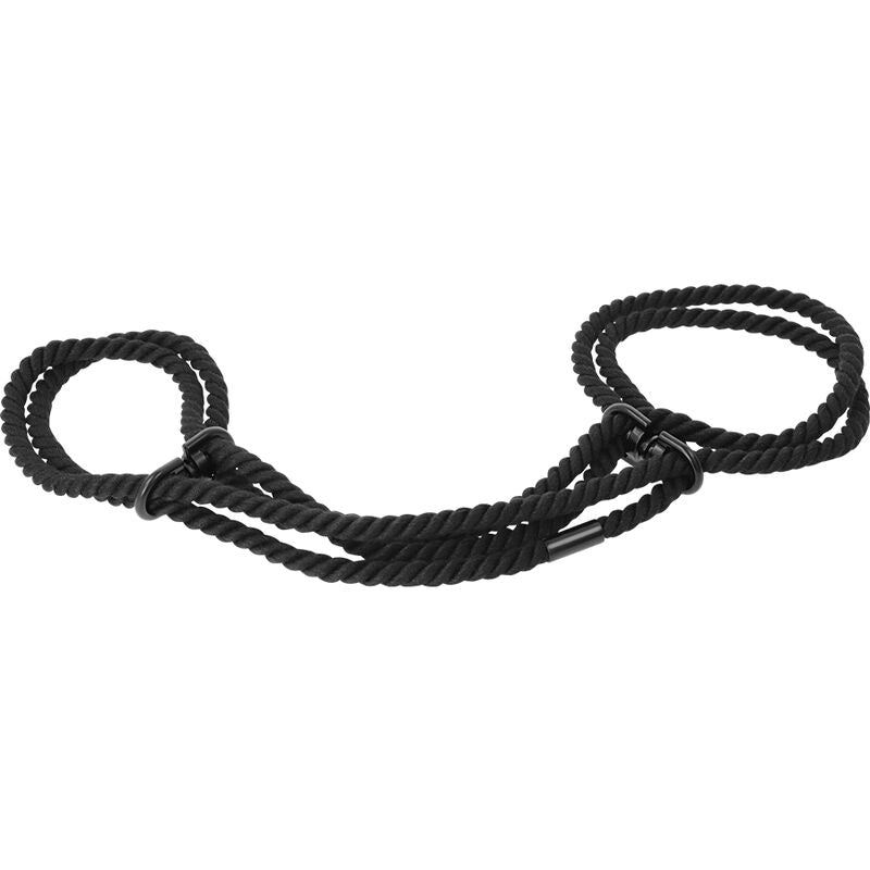 Oscurità - Manette In Corda Di Cotone Al 100% O Manette Alla Caviglia