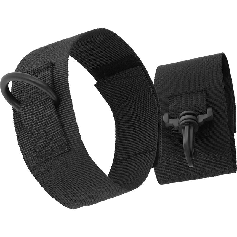 Darkness - Polsini Alla Caviglia In Nylon Nero