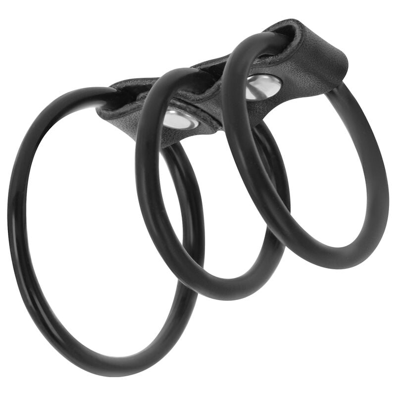 Darkness - Set Di 3 Anelli Flessibili Per Il Pene