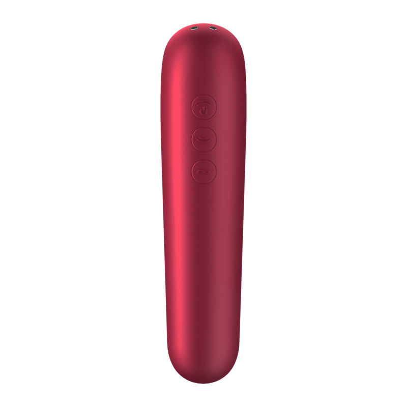 Satisfyer - Vibratore E Aspiratore Dual Love Con Aria Pulsata Rosso