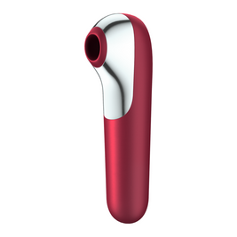 Satisfyer - Vibratore E Aspiratore Dual Love Con Aria Pulsata Rosso