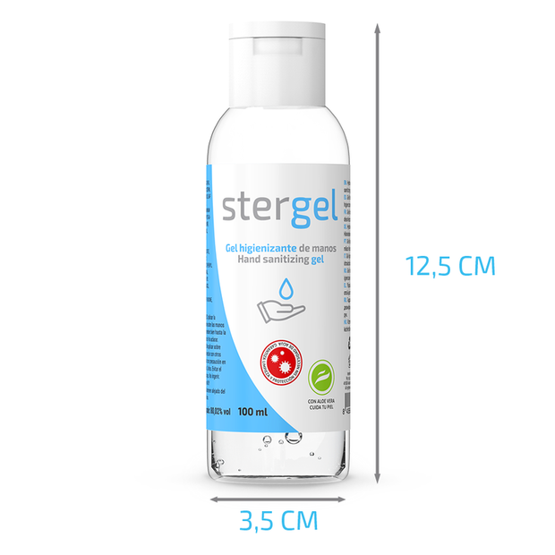 Stergel - Gel Igienizzante Mani Idroalcolico Aloe Vera 100Ml