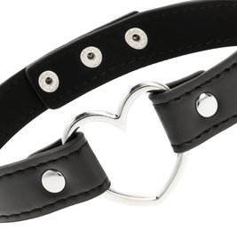 Coquette Chic Desire - Collana In Pelle Vegana Accessorio Cuore Donna