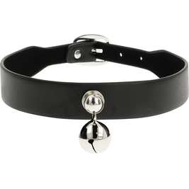Coquette Chic Desire - Collana In Pelle Vegana Con Sonaglio Da Donna
