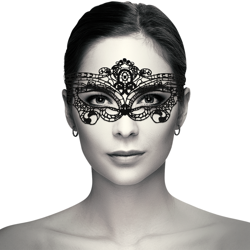 Coquette Chic Desire - Mascherina In Pizzo Nera