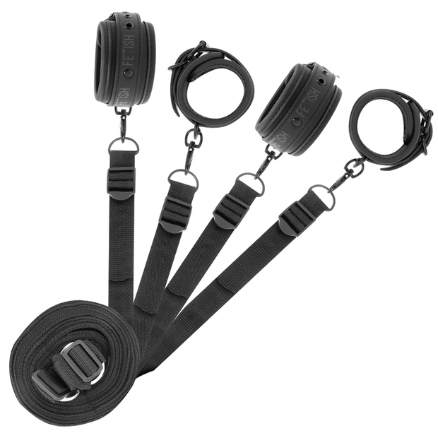 Fetish Sottomesso - Set Di Manette E Lacci Con Fodera In Noprene