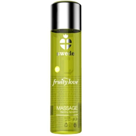 Swede Fruity Love Olio Massaggio Riscaldante Vaniglia e Pera 60ml