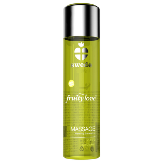 Swede Fruity Love Olio Massaggio Riscaldante Vaniglia e Pera 120ml