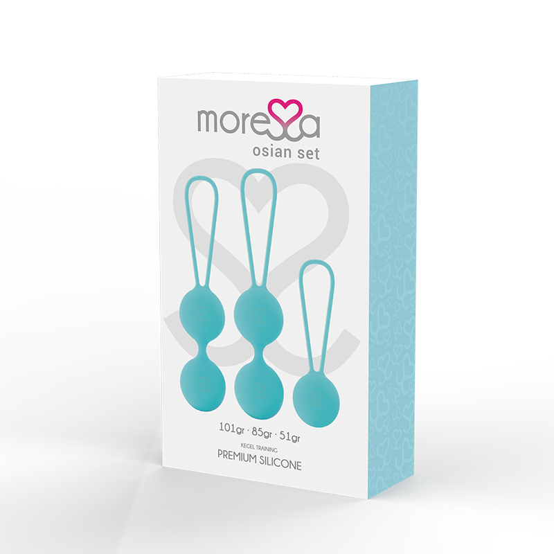 Moressa - Osian Set Premium Silicone Turchese