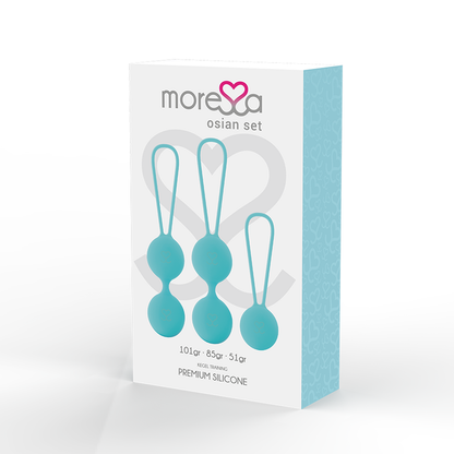 Moressa - Osian Set Premium Silicone Turchese