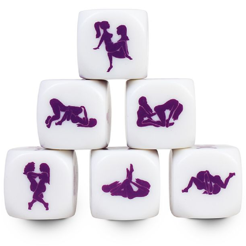 SecretPlay Dadi Kamasutra per Coppie Donna-Donna 25mm