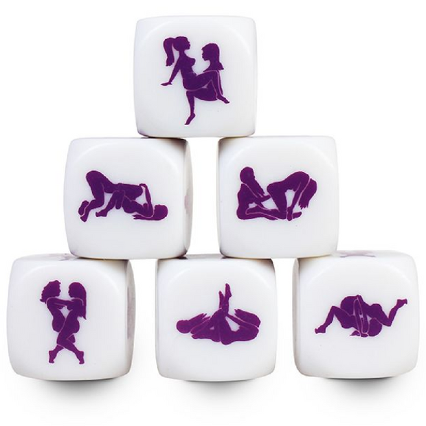 SecretPlay Dadi Kamasutra per Coppie Donna-Donna 25mm