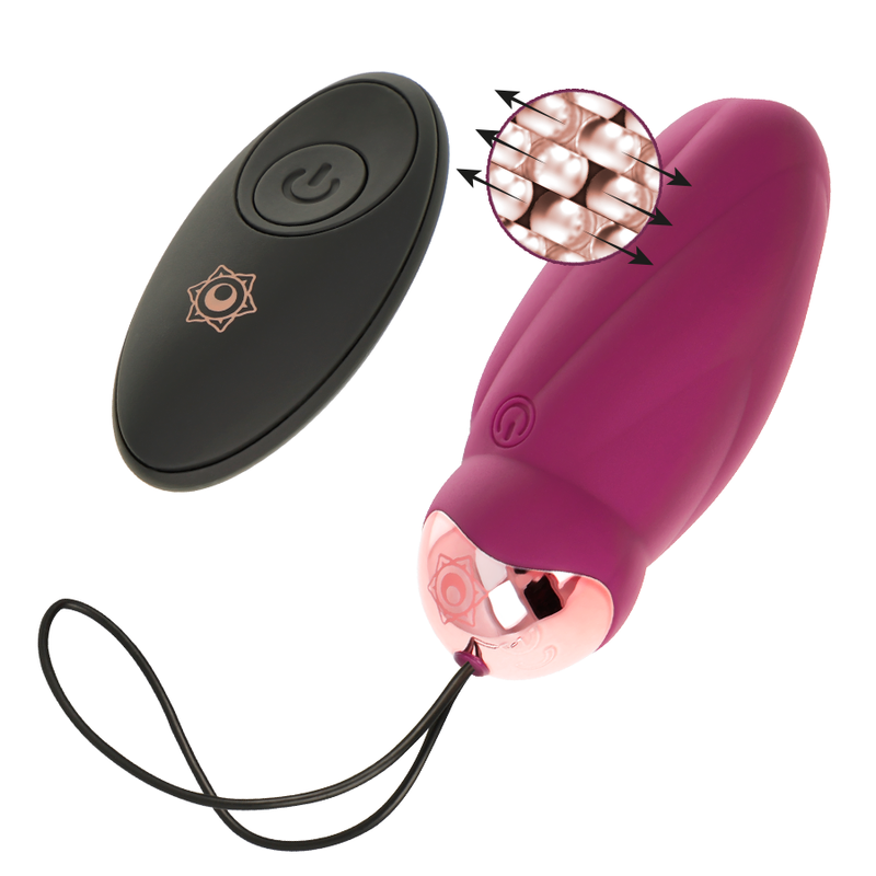 Rithual Sita Egg Vibratore con Telecomando e Rotazione Perline