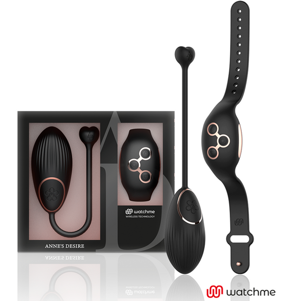 Anne's Desire Egg Vibratore Controllo Remoto WatchMe Nero Oro