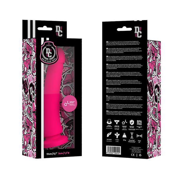 Delta Club - Giocattoli Dildo Rosa In Silicone Medico 17 Cm -O- 3 Cm