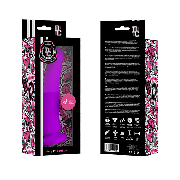 Delta Club - Giocattoli Dildo Lilla In Silicone Medico 17 Cm -O- 3 Cm