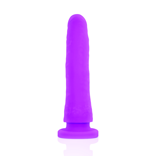 Delta Club - Imbracatura + Dong In Silicone Viola 17 Cm -O- 3 Cm