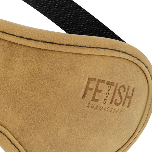 Fetish Submissive Origen - Maschera In Pelle Vegana Con Fodera In Neoprene