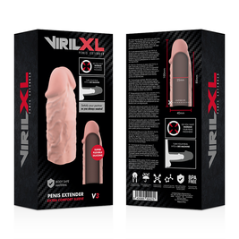 VIRILXL - ESTENSIONE NATURALE DEL PENE IN SILICONE LIQUIDO V3