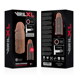 Virilxl - Estensione Per Pene In Silicone Liquido V3 ​​Marrone