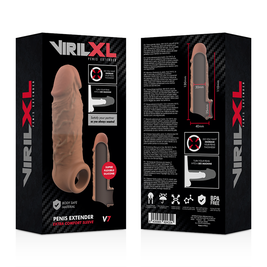 Virilxl - Estensione Per Pene In Silicone Liquido V7 Marrone