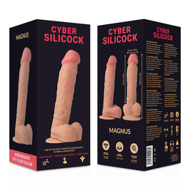CYBER SILICOCK - DONG IN SILICONE LIQUIDO MORBIDO ULTRA REALISTICO 20.5 CM -O- 4.1 CM