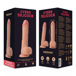 Cyber Silicock - Freeman Silicone Liquido Morbido Ultra Realistico 20 Cm -O- 3,8 Cm