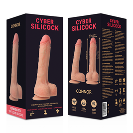 Cyber Silicock - Connor Silicone Liquido Morbido Ultra Realistico 20,5 Cm -O- 3,7 Cm