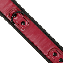 Fetish Submissive Dark Room - Collana Con Catena Fodera In Neoprene