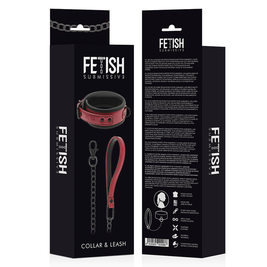 Fetish Submissive Dark Room - Collana Con Catena Fodera In Neoprene