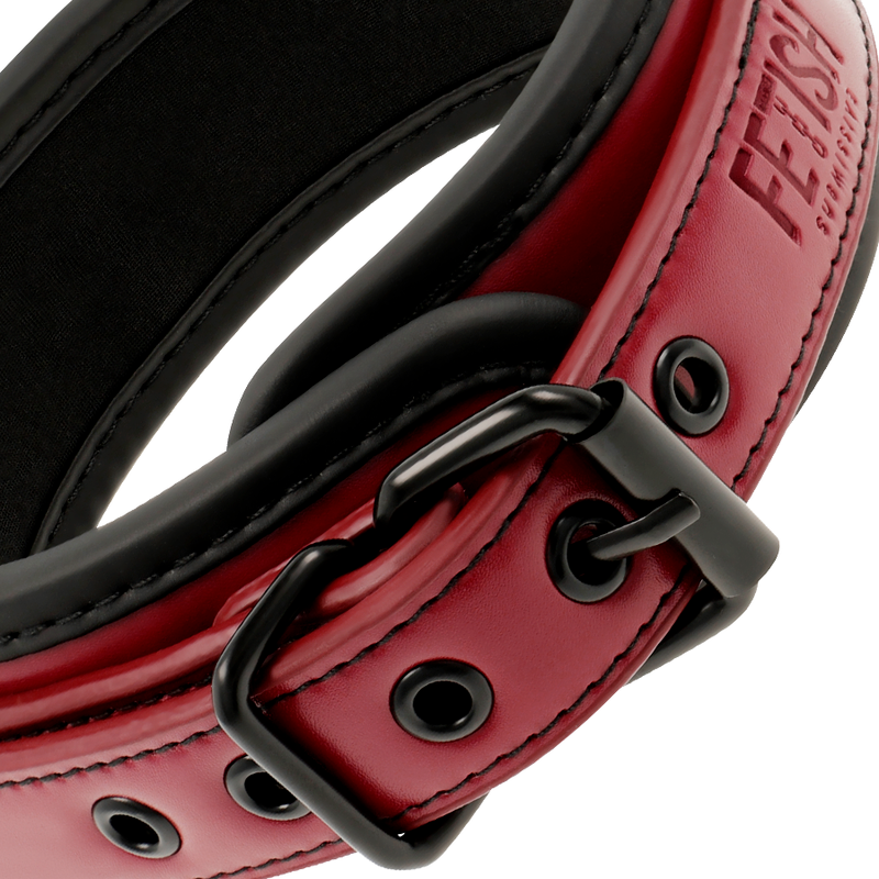 Fetish Submissive Dark Room - Collana Con Catena Fodera In Neoprene