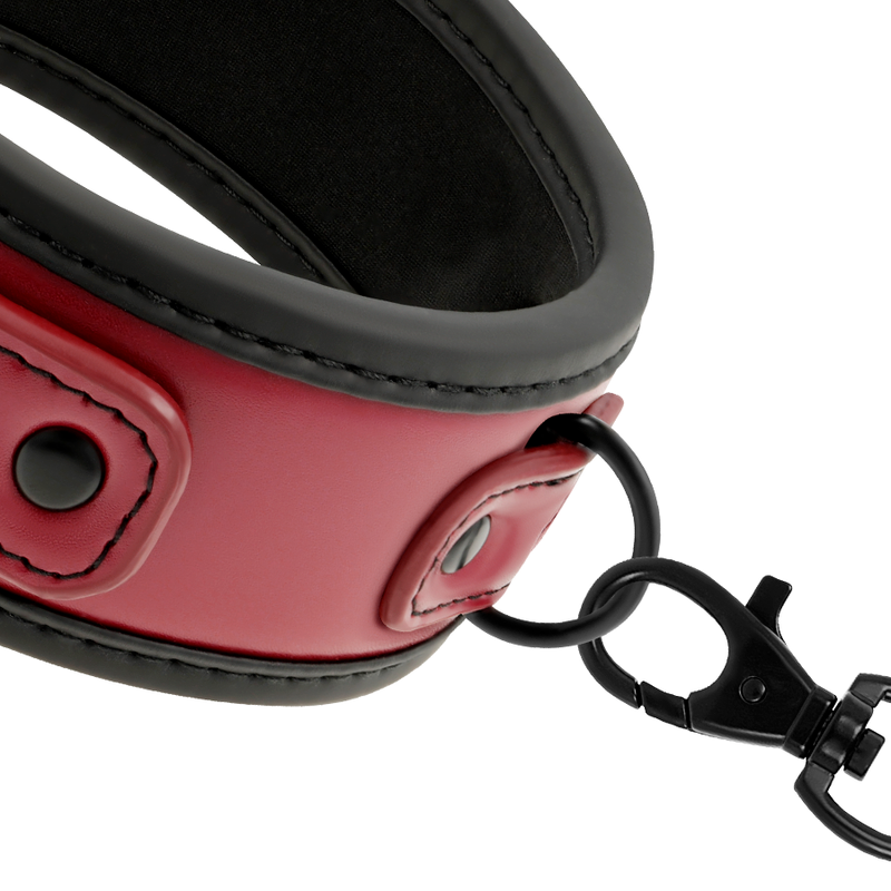 Fetish Submissive Dark Room - Collana Con Catena Fodera In Neoprene