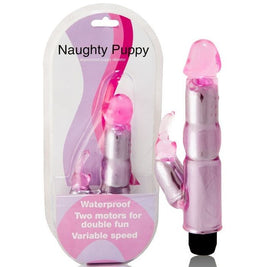 Baile Vibratore Rabbit Doppia Stimolazione Rosa Regolabile
